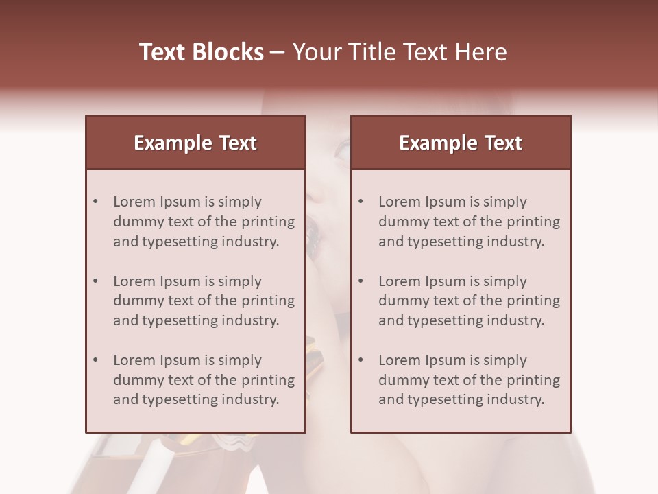 Eyes Beauty Isolated PowerPoint Template