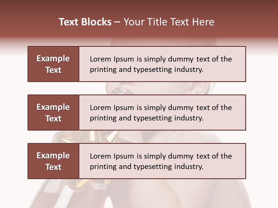 Eyes Beauty Isolated PowerPoint Template