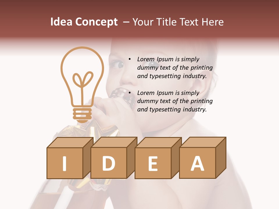 Eyes Beauty Isolated PowerPoint Template