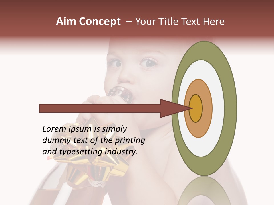 Eyes Beauty Isolated PowerPoint Template