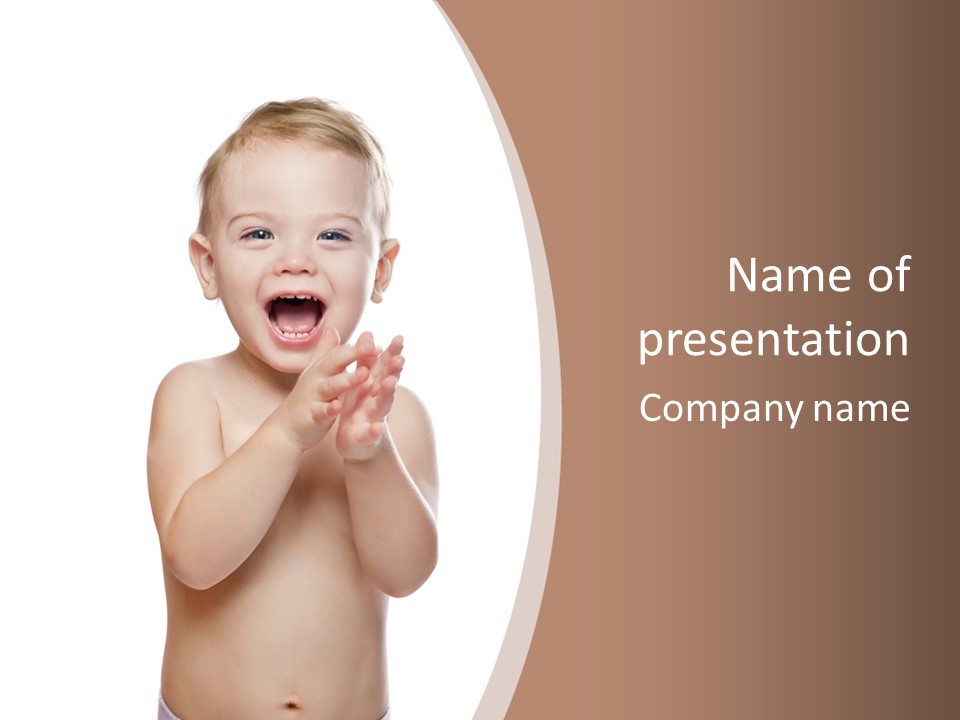 Expression Beautiful Emotion PowerPoint Template