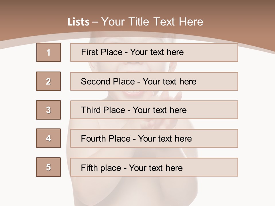 Expression Beautiful Emotion PowerPoint Template