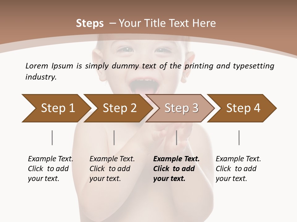 Expression Beautiful Emotion PowerPoint Template