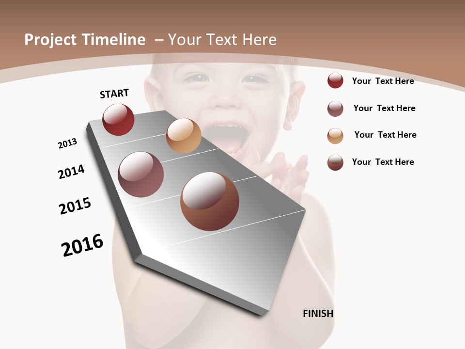 Expression Beautiful Emotion PowerPoint Template