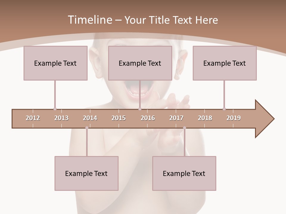 Expression Beautiful Emotion PowerPoint Template