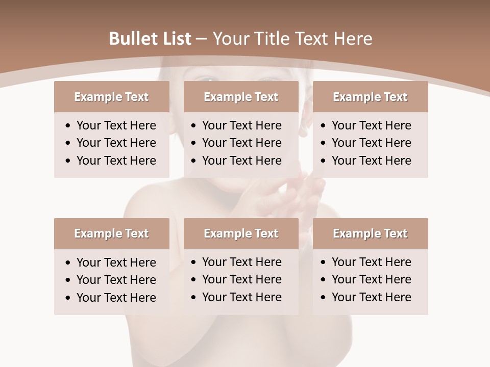 Expression Beautiful Emotion PowerPoint Template