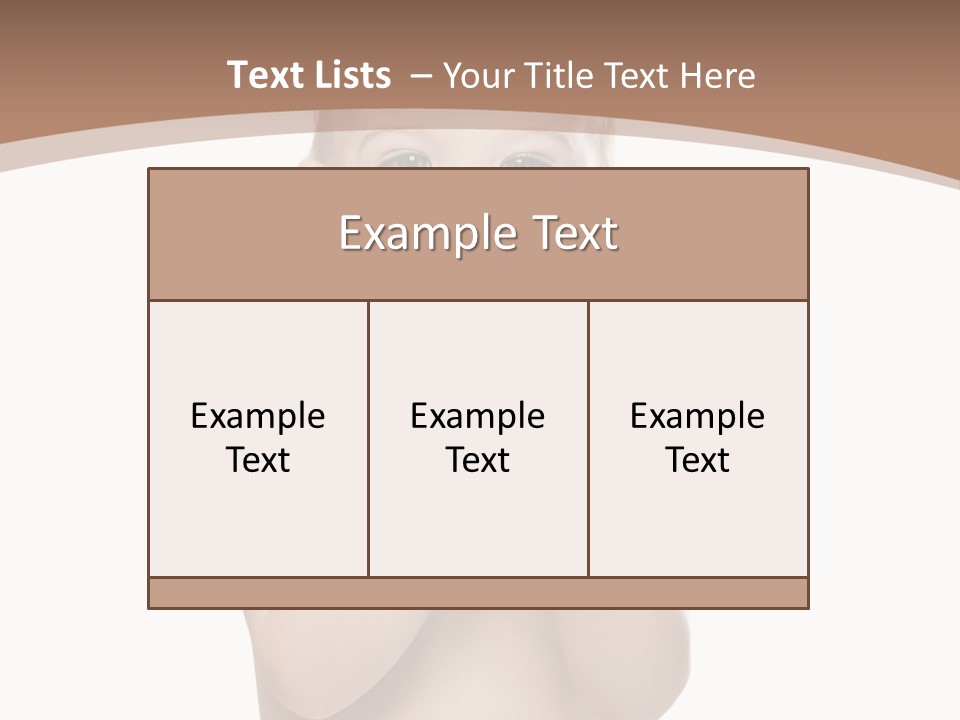 Expression Beautiful Emotion PowerPoint Template