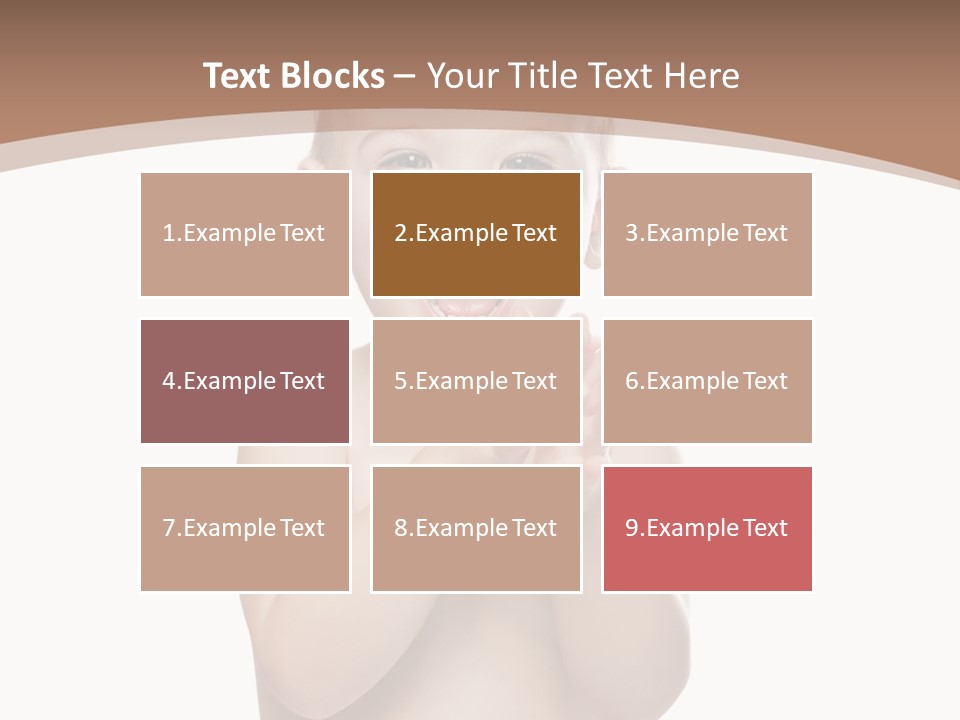 Expression Beautiful Emotion PowerPoint Template