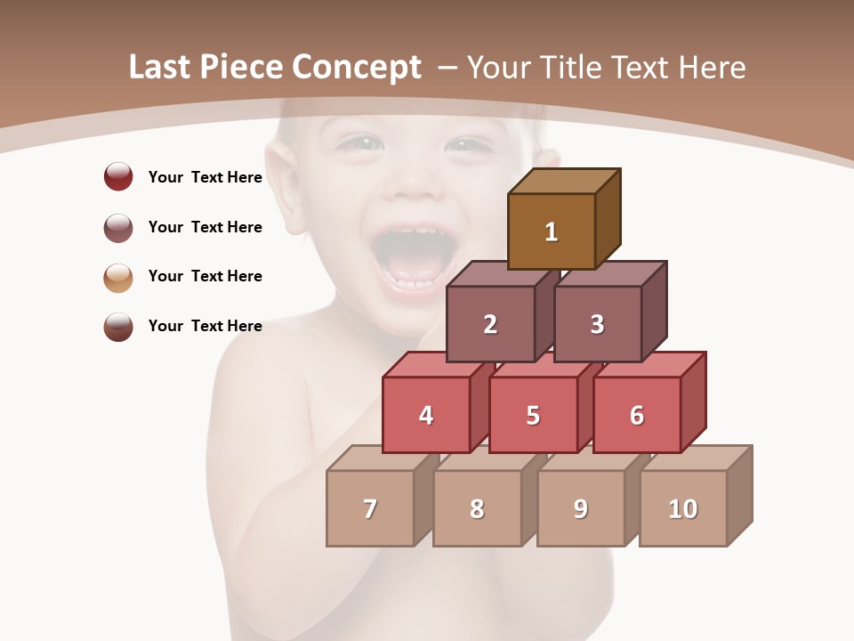 Expression Beautiful Emotion PowerPoint Template