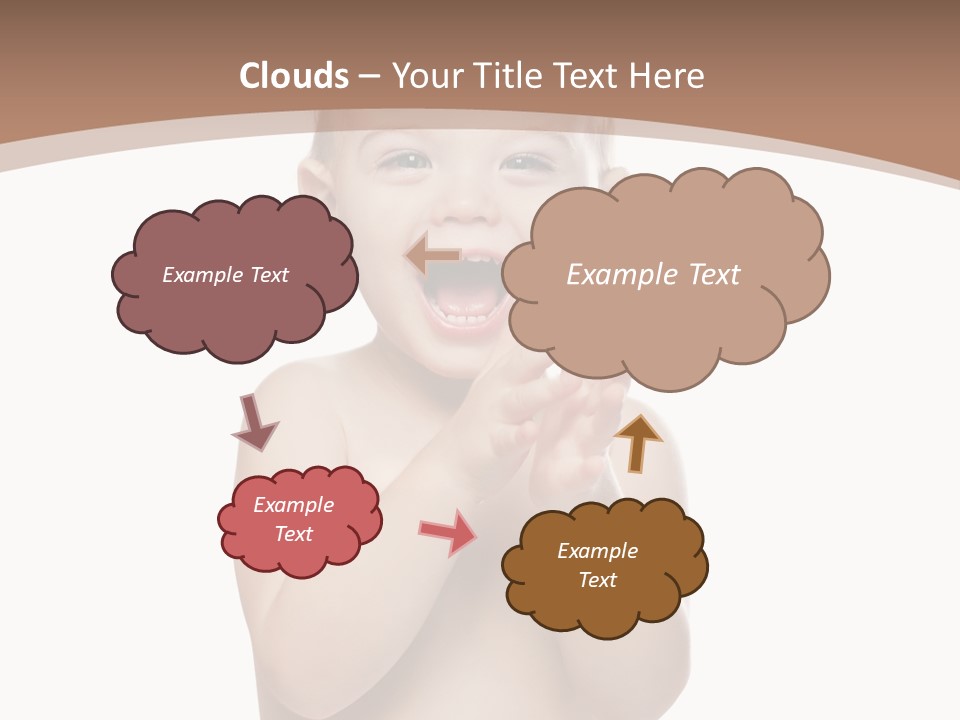 Expression Beautiful Emotion PowerPoint Template