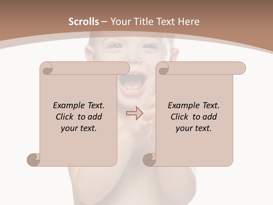 Expression Beautiful Emotion PowerPoint Template