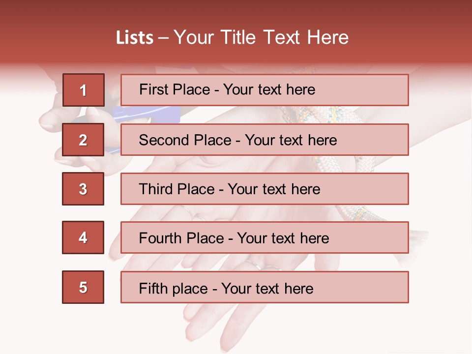 A Group Of Hands Holding A Blue Pair Of Scissors PowerPoint Template