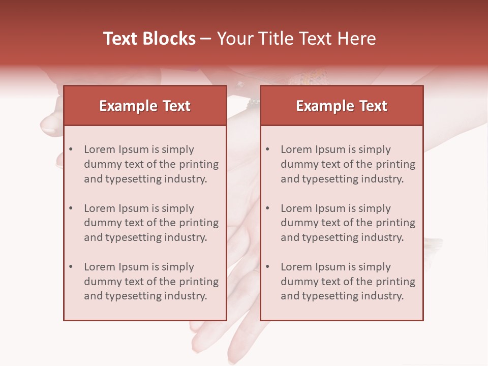 A Group Of Hands Holding A Blue Pair Of Scissors PowerPoint Template