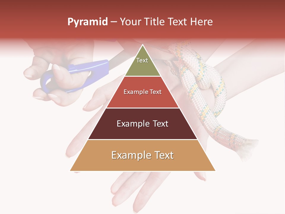 A Group Of Hands Holding A Blue Pair Of Scissors PowerPoint Template