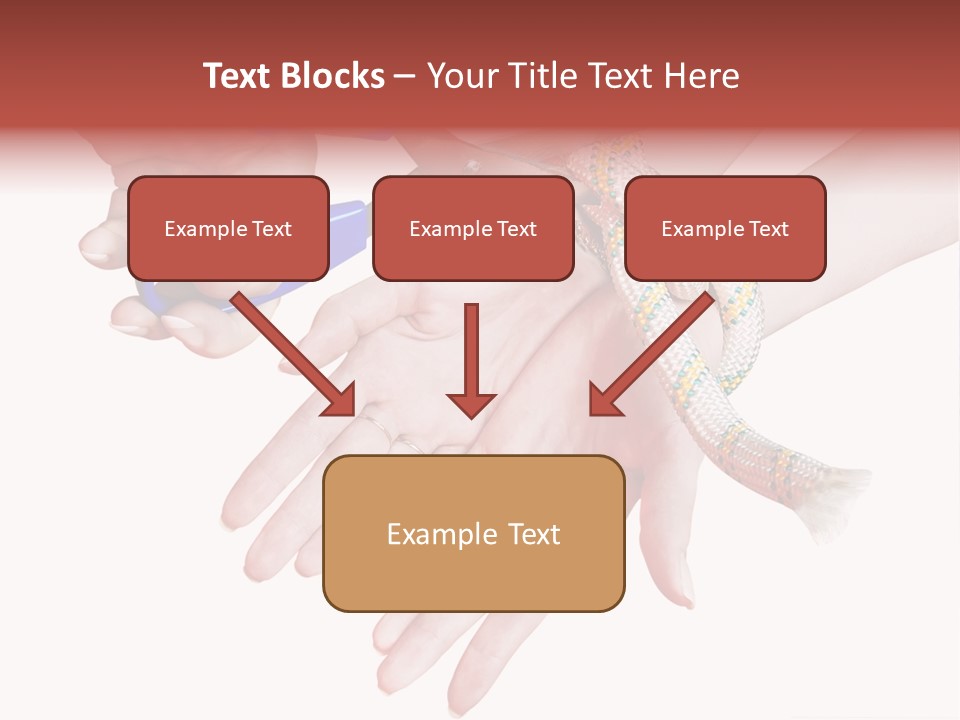 A Group Of Hands Holding A Blue Pair Of Scissors PowerPoint Template