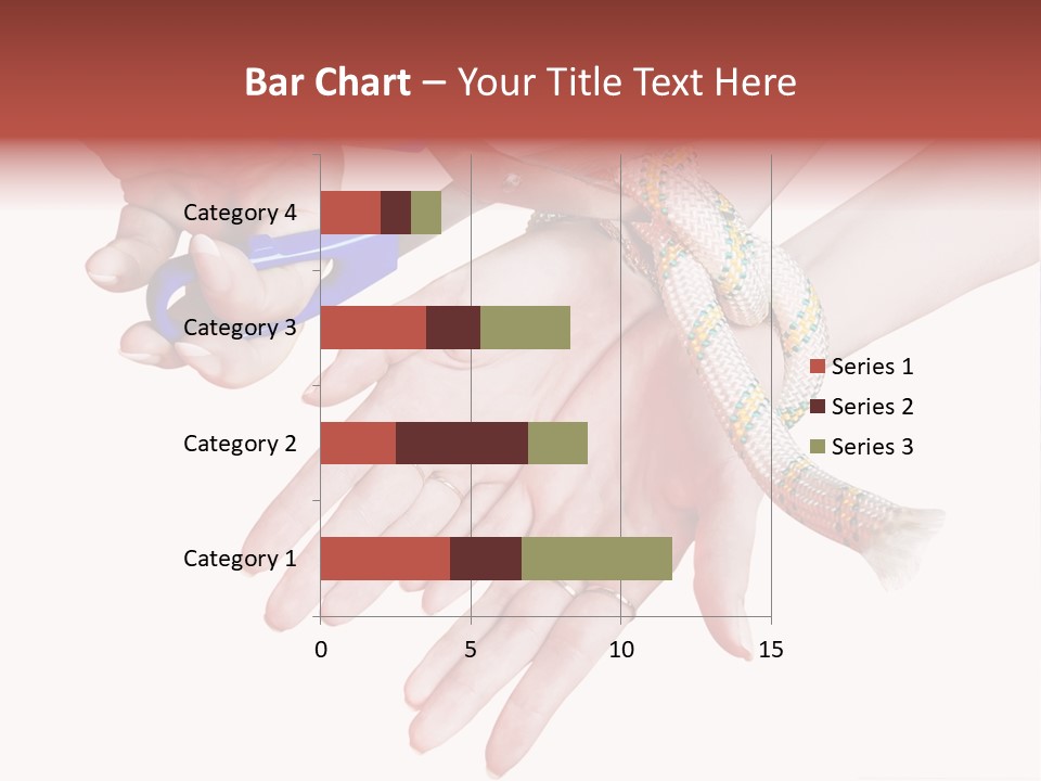 A Group Of Hands Holding A Blue Pair Of Scissors PowerPoint Template