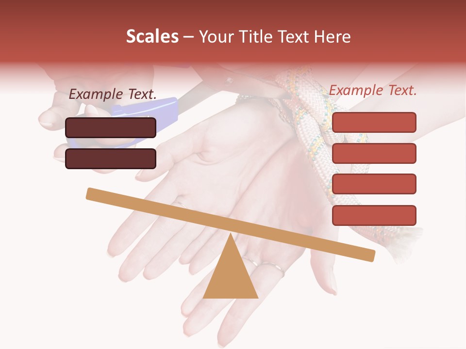 A Group Of Hands Holding A Blue Pair Of Scissors PowerPoint Template