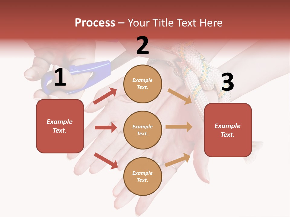 A Group Of Hands Holding A Blue Pair Of Scissors PowerPoint Template