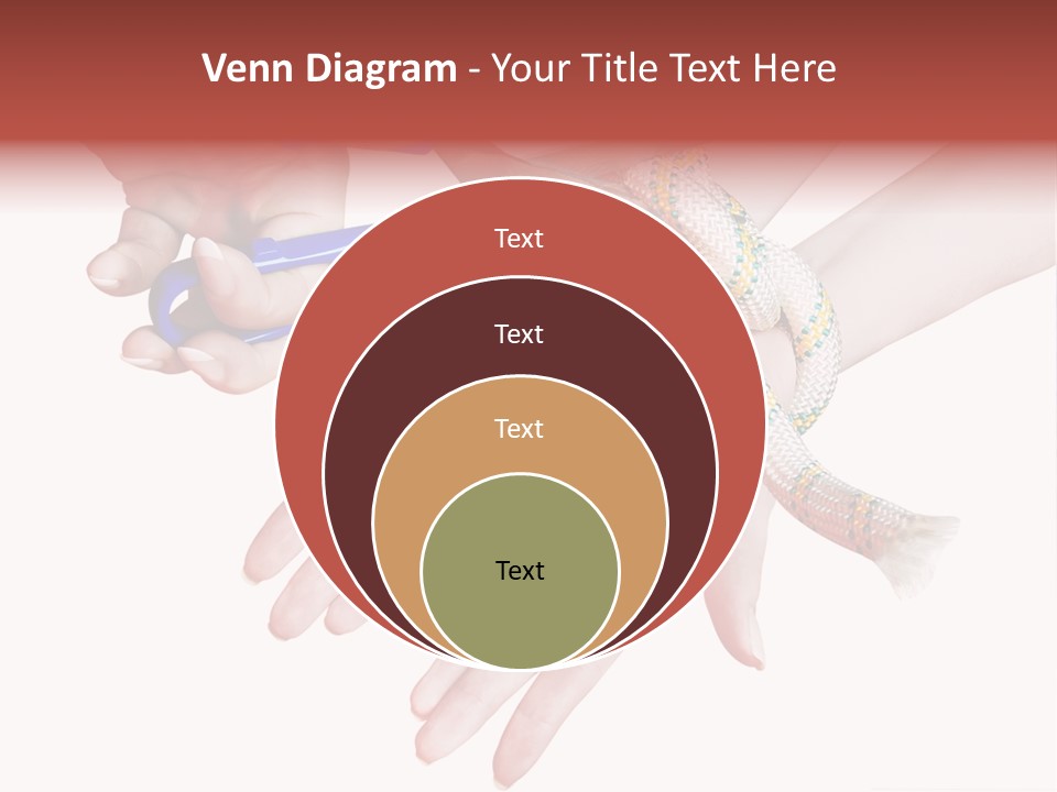 A Group Of Hands Holding A Blue Pair Of Scissors PowerPoint Template