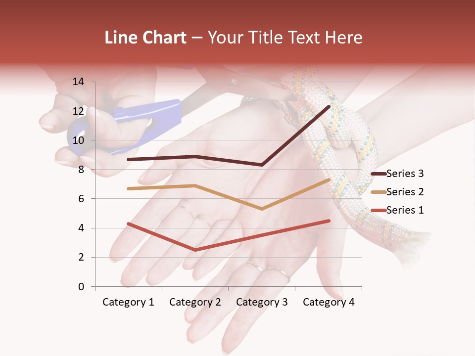 A Group Of Hands Holding A Blue Pair Of Scissors PowerPoint Template