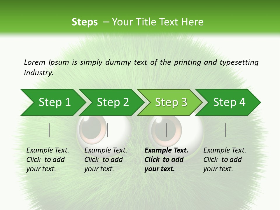 Hairy Little Caricature PowerPoint Template