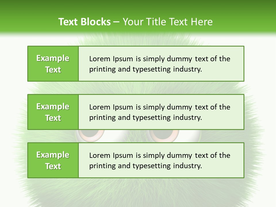 Hairy Little Caricature PowerPoint Template