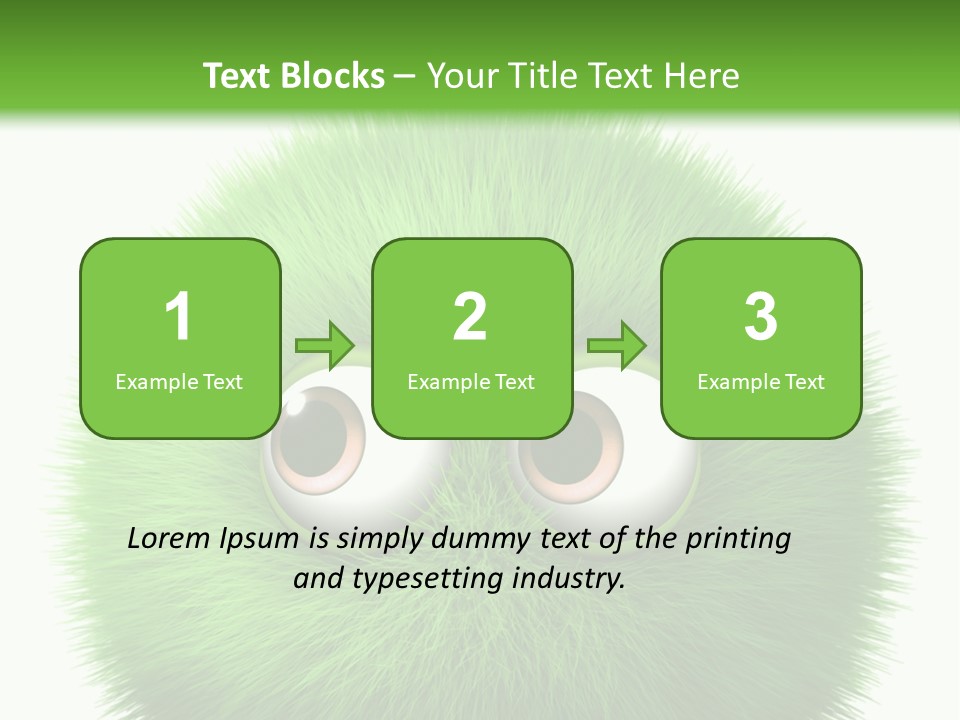 Hairy Little Caricature PowerPoint Template