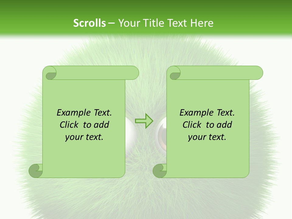 Hairy Little Caricature PowerPoint Template