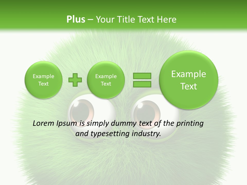Hairy Little Caricature PowerPoint Template
