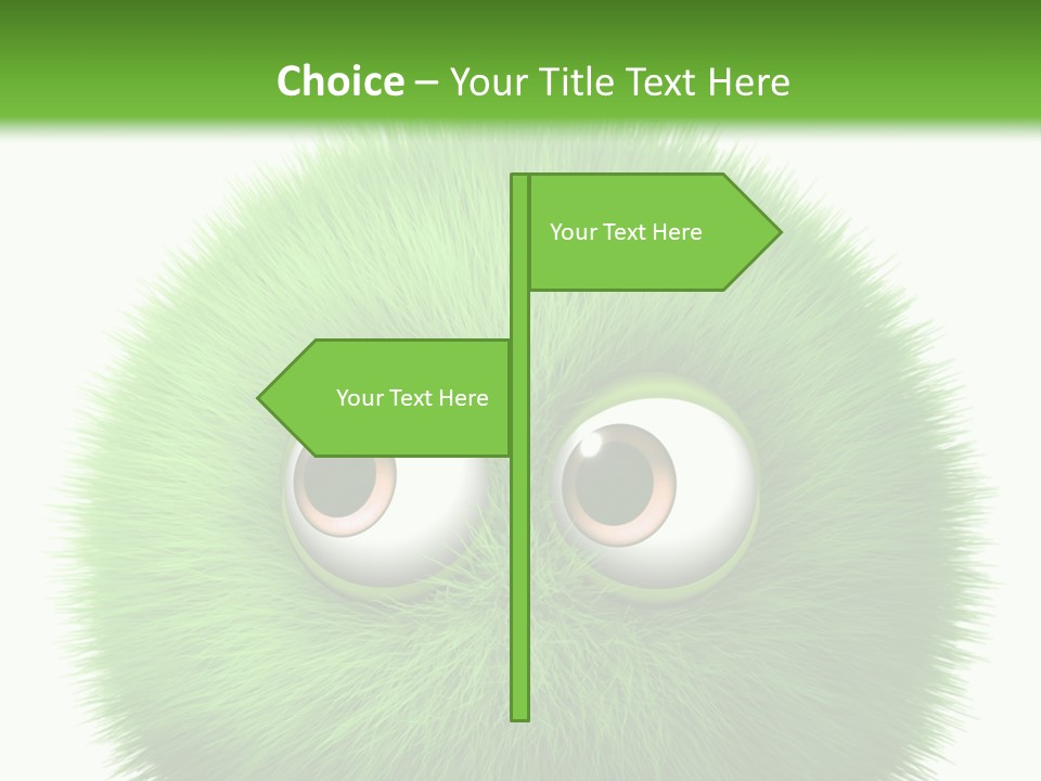 Hairy Little Caricature PowerPoint Template