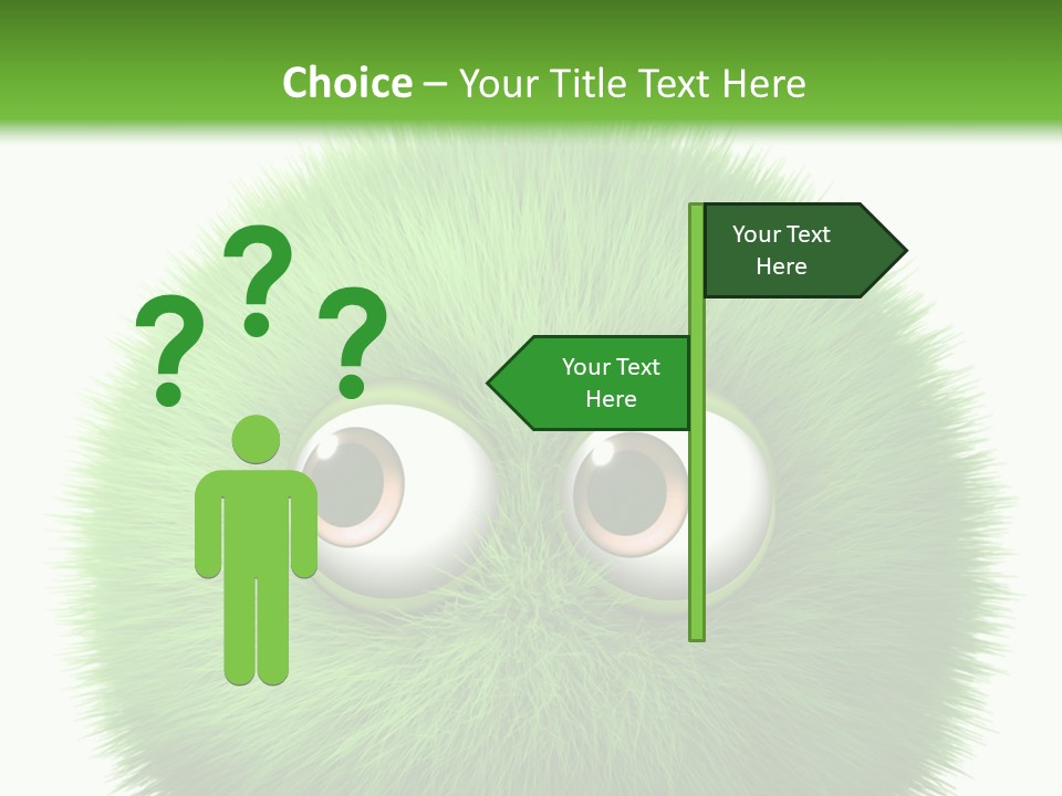 Hairy Little Caricature PowerPoint Template