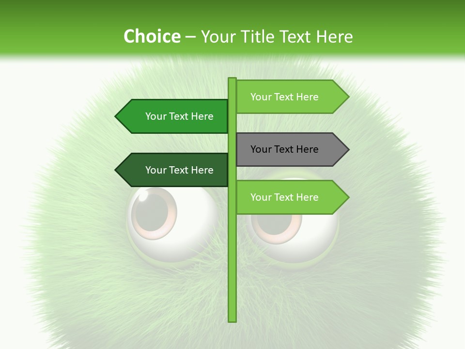 Hairy Little Caricature PowerPoint Template