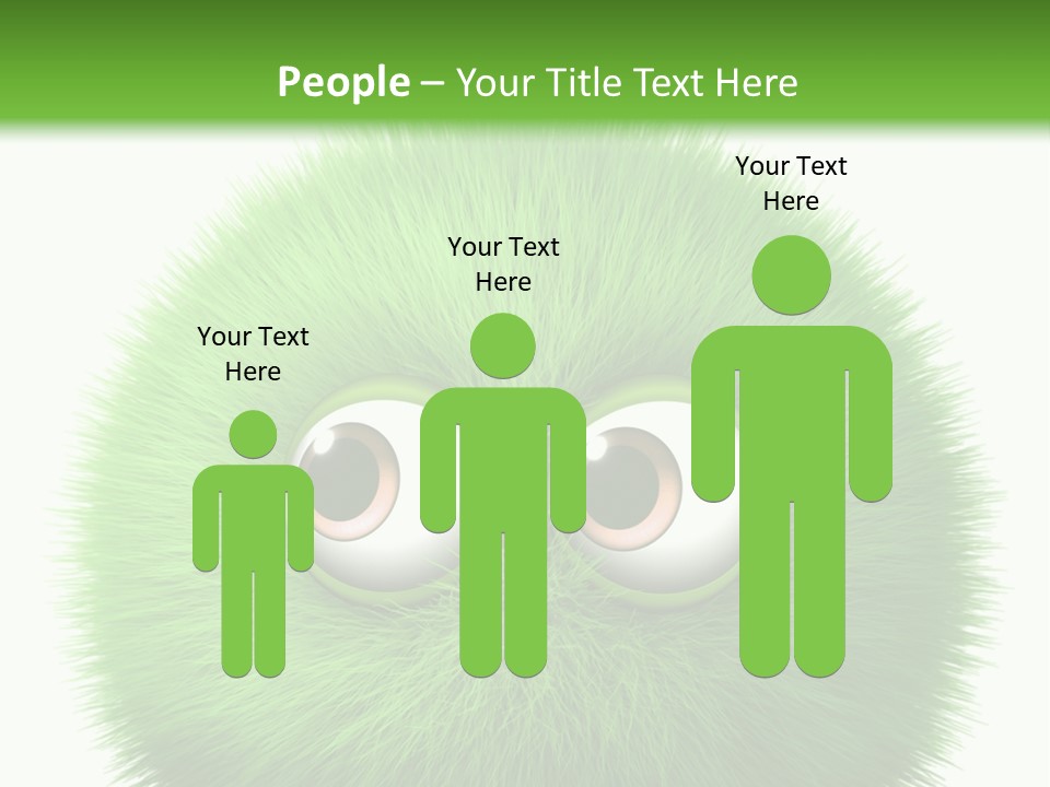 Hairy Little Caricature PowerPoint Template