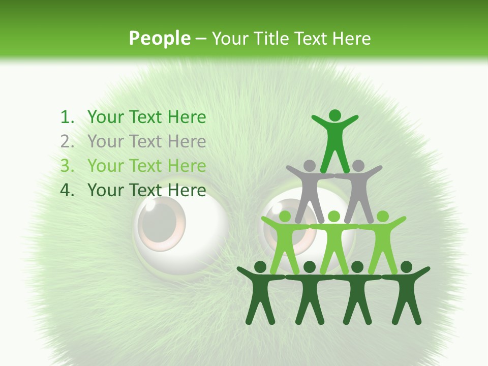 Hairy Little Caricature PowerPoint Template