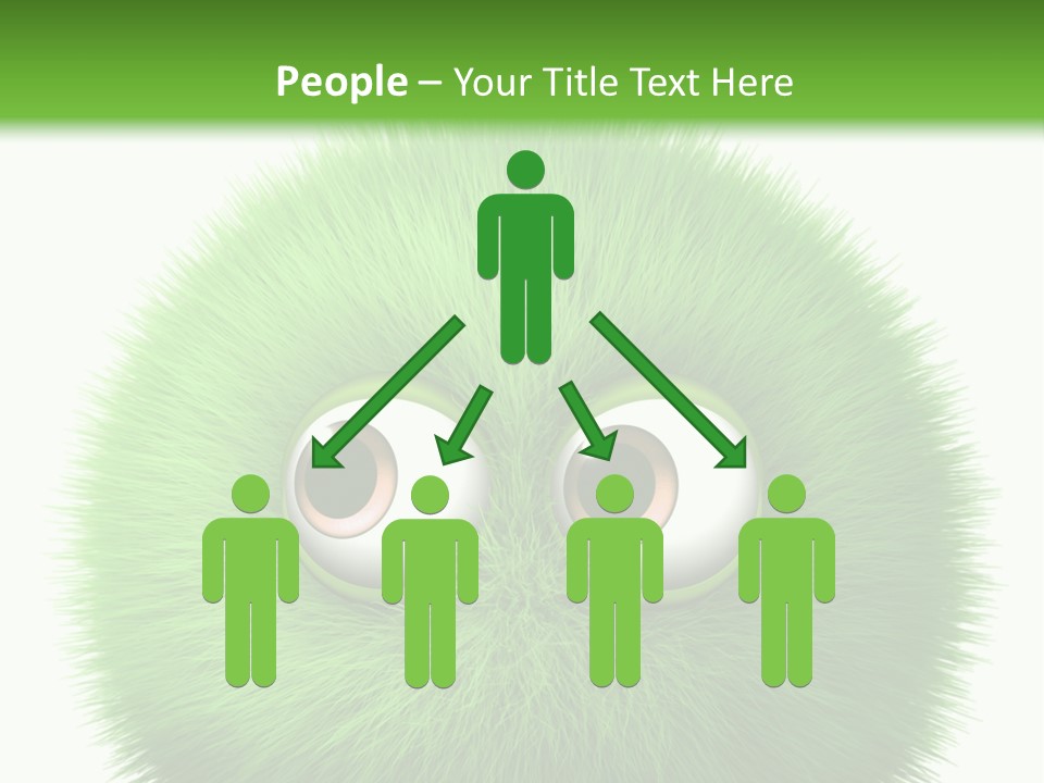 Hairy Little Caricature PowerPoint Template