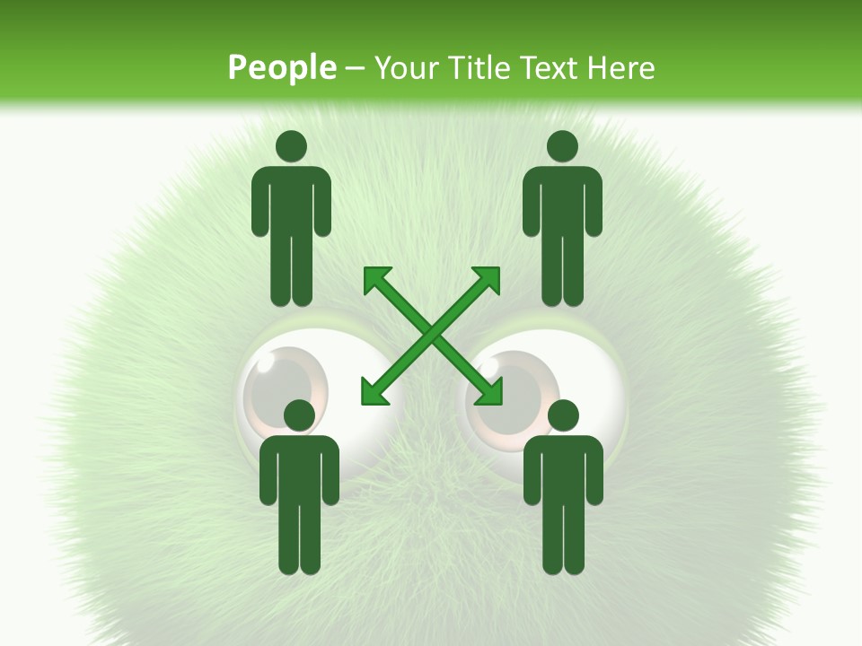 Hairy Little Caricature PowerPoint Template