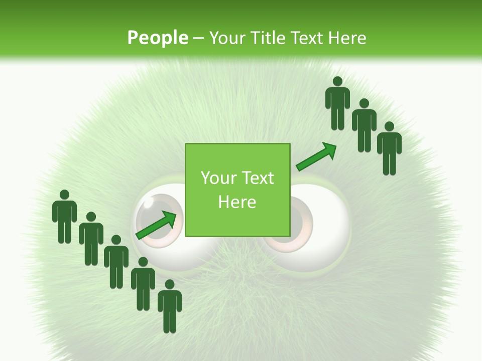 Hairy Little Caricature PowerPoint Template