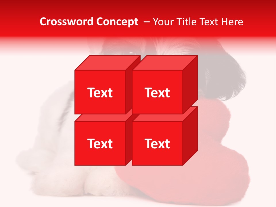 Pet White Dog PowerPoint Template