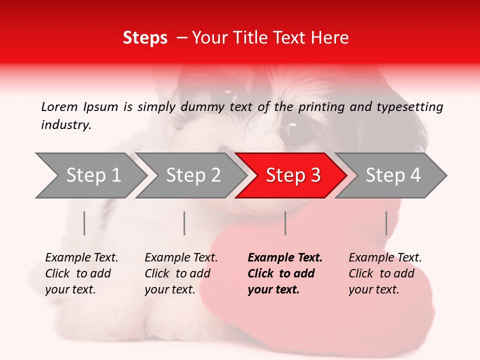 Pet White Dog PowerPoint Template