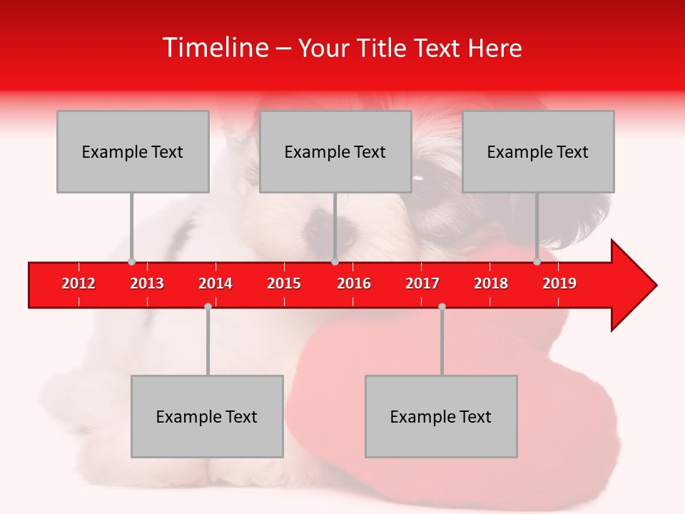 Pet White Dog PowerPoint Template