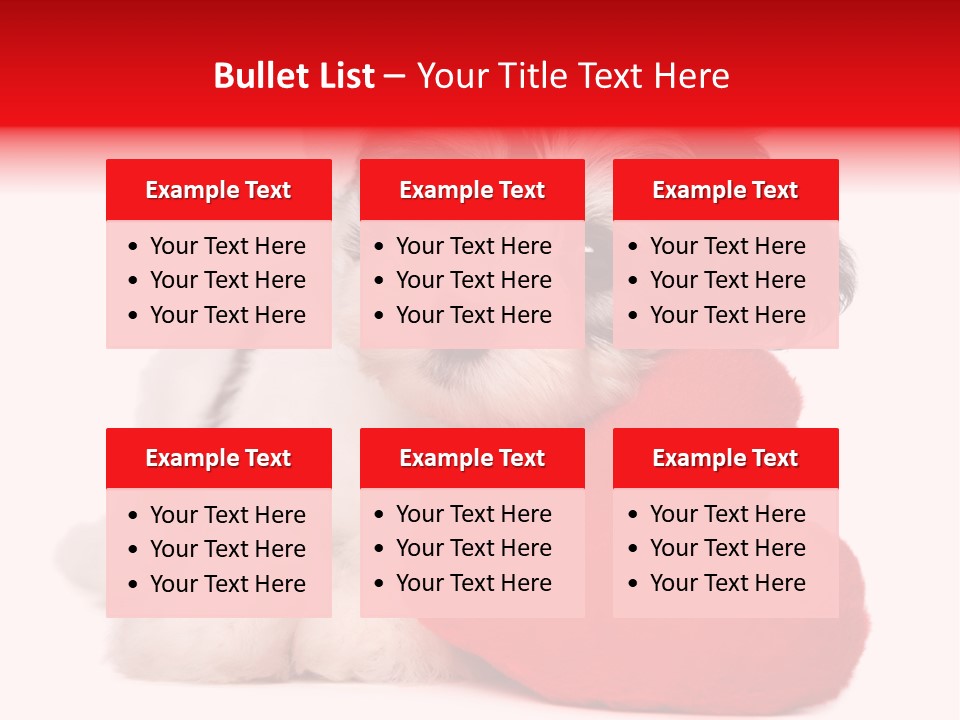 Pet White Dog PowerPoint Template