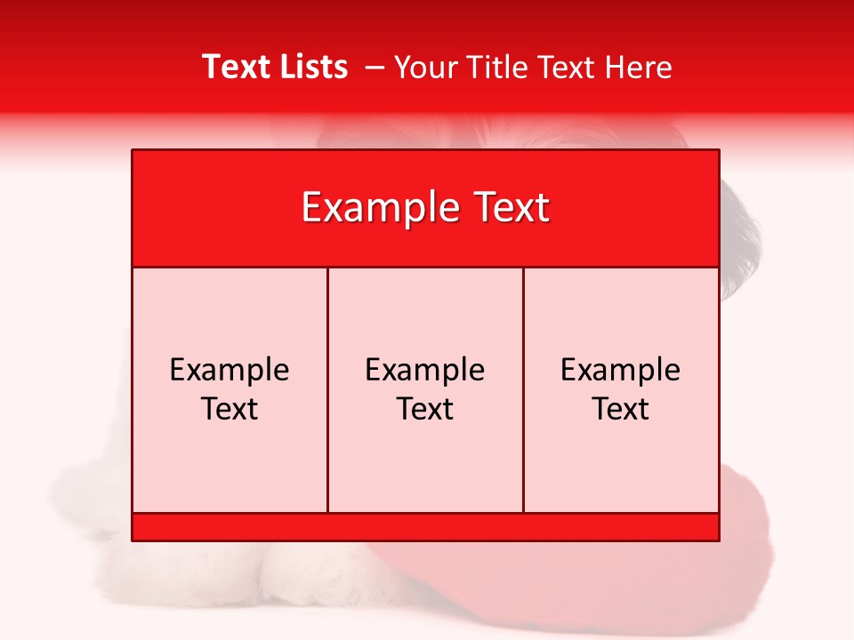 Pet White Dog PowerPoint Template