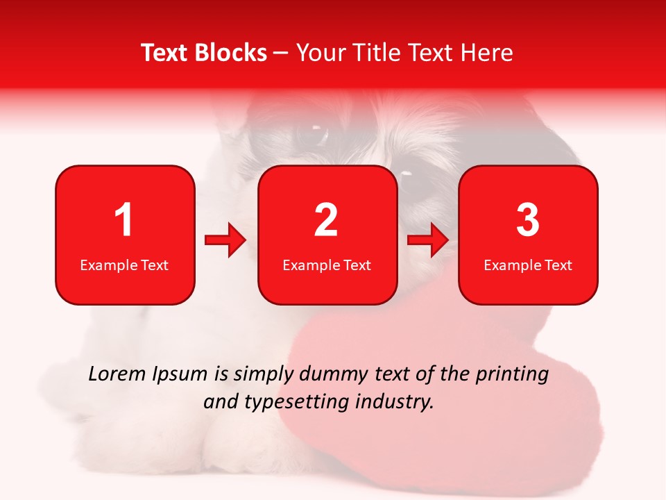 Pet White Dog PowerPoint Template