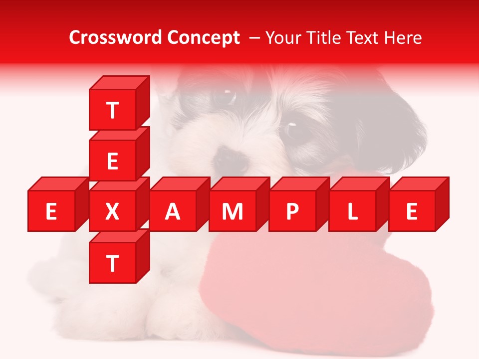 Pet White Dog PowerPoint Template