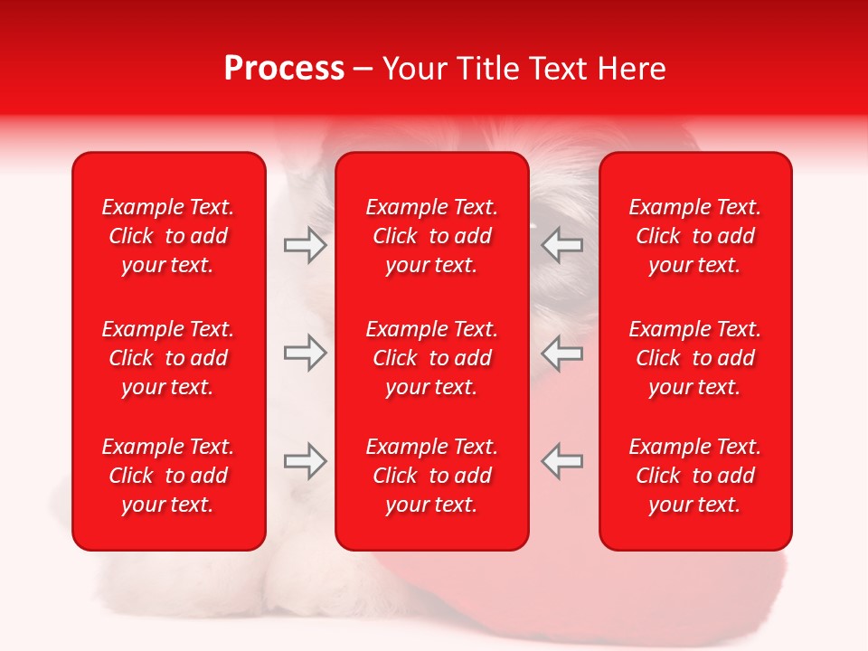 Pet White Dog PowerPoint Template