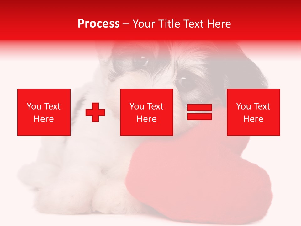 Pet White Dog PowerPoint Template