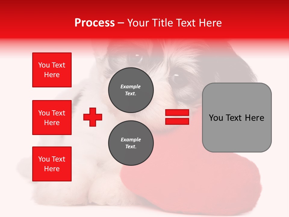 Pet White Dog PowerPoint Template