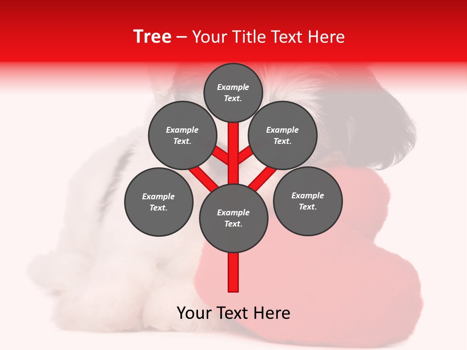 Pet White Dog PowerPoint Template