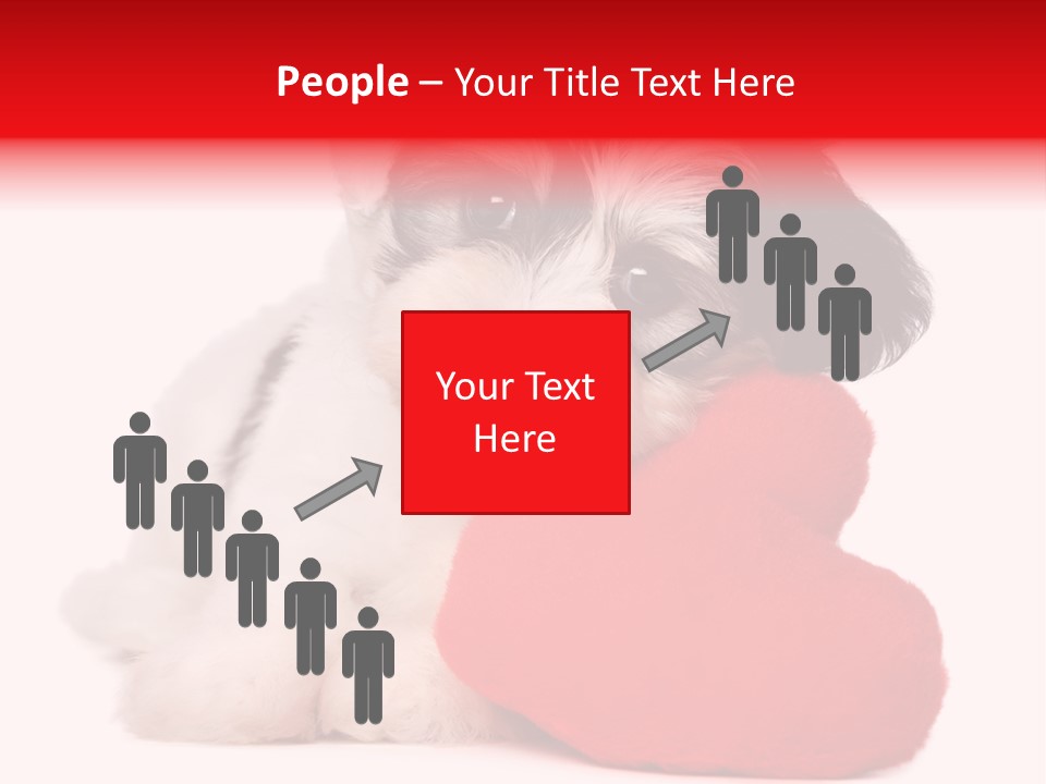 Pet White Dog PowerPoint Template
