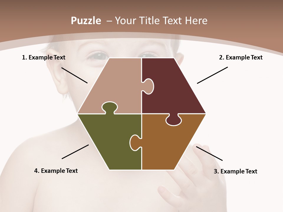 Face One Boy PowerPoint Template